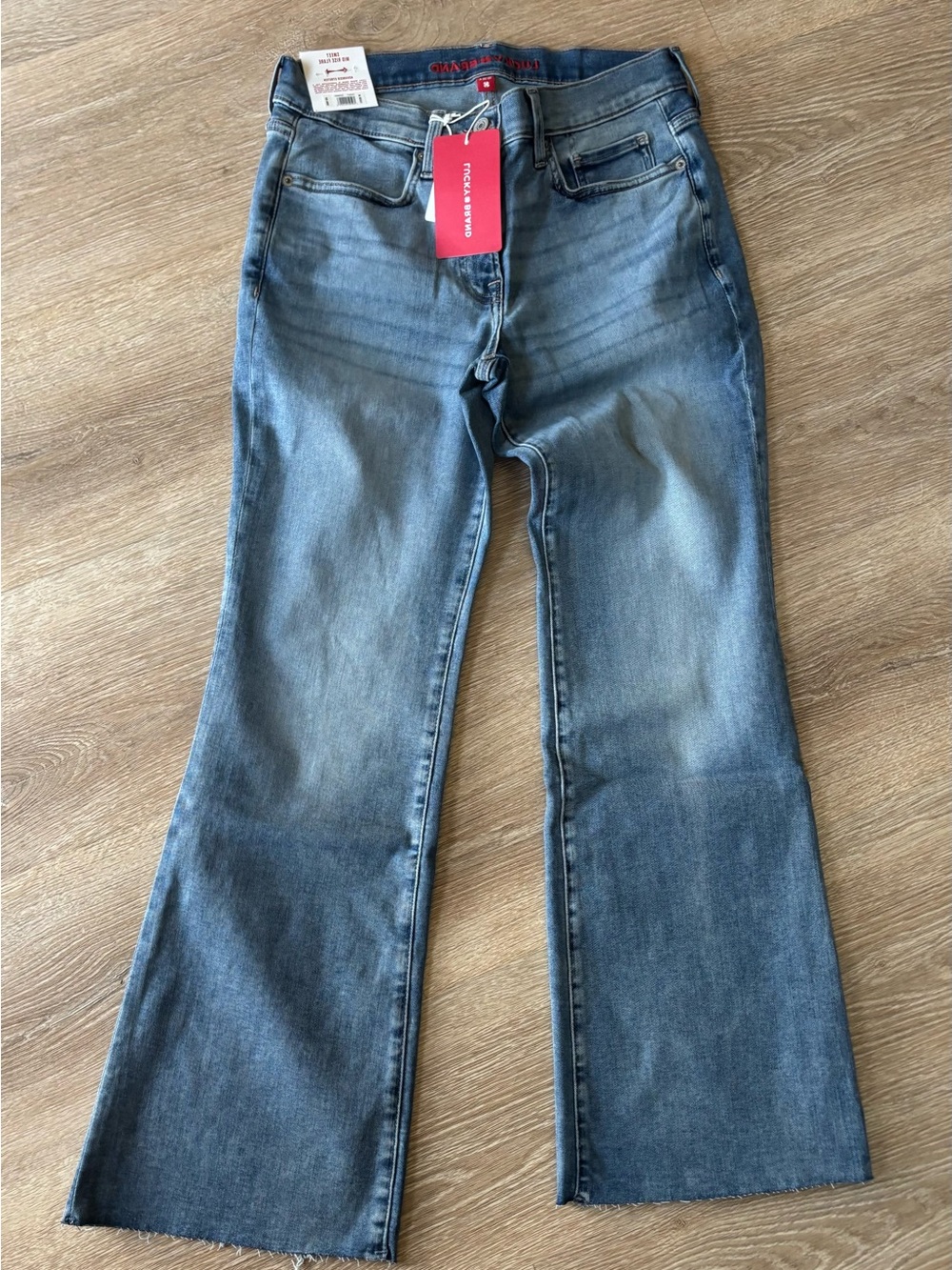 Lucky Brand Women's Mid Rise Flare Jeans - Denim Blue